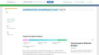 
                            7. Access vendorportal.woundexpert.com. Log in