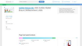 
                            7. Access walter-braun.de. AXA Schlitz Walter Braun ...