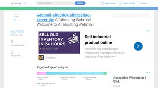 
                            2. Access webmail-alfa3064.alfahosting-server.de. Alfahosting ...