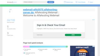 
                            2. Access webmail-alfa3075.alfahosting-server.de. Alfahosting ...