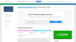 
                            5. Access webmail.altimatel.com. Webmail Login