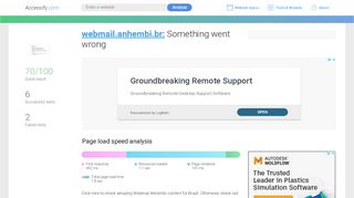 
                            3. Access webmail.anhembi.br. Something went wrong