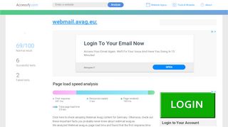 
                            5. Access webmail.avag.eu. - accessify.com