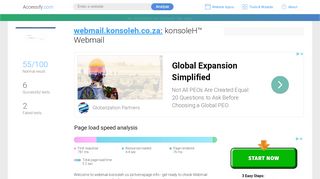 
                            5. Access webmail.konsoleh.co.za. konsoleH™ …