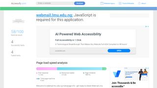 
                            3. Access webmail.lmu.edu.ng. JavaScript is required for this application.