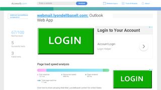 
                            6. Access webmail.lyondellbasell.com. Outlook Web App
