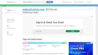 
                            7. Access webmail.mmm.com. 3M Secure Gateway Login