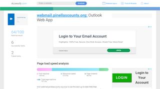 
                            9. Access webmail.pinellascounty.org. Outlook Web App