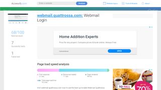 
                            8. Access webmail.quattrossa.com. Webmail Login