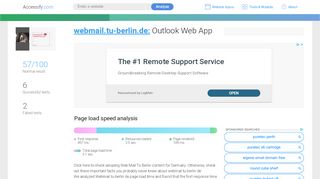 
                            6. Access webmail.tu-berlin.de. Outlook Web App