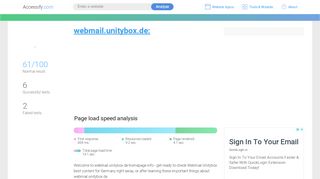 
                            9. Access webmail.unitybox.de.