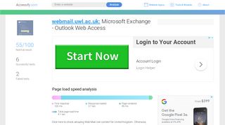 
                            9. Access webmail.uwl.ac.uk. Microsoft Exchange - Outlook Web ...