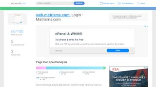 
                            5. Access web.matrisms.com. Login - Matrisms.com