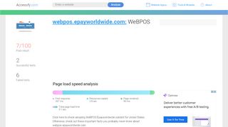 
                            9. Access webpos.epayworldwide.com. WeBPOS