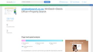 
                            5. Access windeedsearch.co.za. WinDeed>>Deeds …