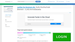 
                            8. Access wolter.hs-bremen.de. Aulis-Hochschule Bremen ...