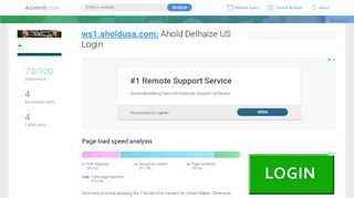 
                            10. Access ws1.aholdusa.com. Ahold Delhaize US Login