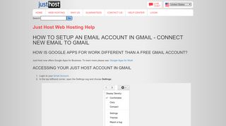 
                            7. Access your Email in Gmail - Just Host
