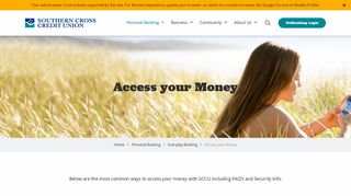 
                            11. Access your Money - Southern Cross Credit Union