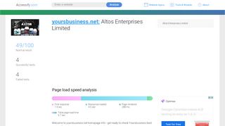 
                            6. Access yoursbusiness.net. Altos Enterprises Limited