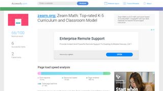 
                            6. Access zearn.org. Zearn Math: Top-rated K-5 Curriculum and ...