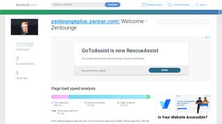 
                            4. Access zenloungeplus.zensar.com. Welcome - Zenlounge