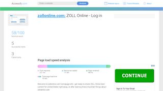 
                            6. Access zollonline.com. ZOLL Online - Log in