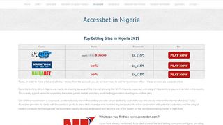 
                            8. Accessbet in Nigeria, Accessbet Betting …