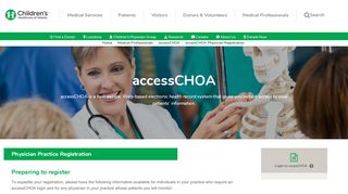 
                            1. accessCHOA Physician Registration | Children's Healthcare of Atlanta