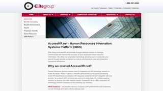 
                            7. AccessHR.net - Human Resources Information ... - The Elite Group