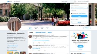 
                            7. Accessibility Resources (@ARSatUNC) | Twitter