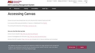 
                            4. Accessibility with Canvas - ASU's Learning Management System