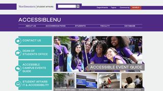 
                            2. AccessibleNU : | Northwestern Student Affairs