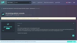 
                            3. Accessing admin console - Unturned - g-portal.com Gameserver ...