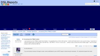 
                            1. Accessing Arris TM822 modem - Charter Spectrum ...