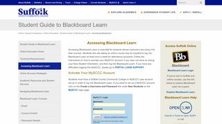 
                            5. Accessing Blackboard - Welcome to Suffolk County Community ...