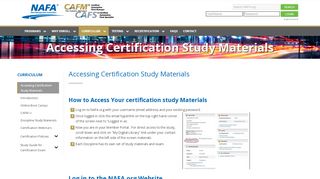 
                            6. Accessing Certification Study Materials - NAFA Fleet ...
