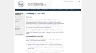 
                            8. Accessing EDGAR Data - SEC.gov
