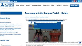 
                            4. Accessing Infinite Campus Portal - Kansas City, Kansas Public Schools