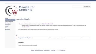 
                            3. Accessing Moodle - Moodle for Students - Google Sites