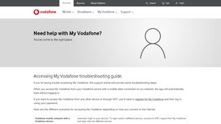 
                            4. Accessing My Vodafone Troubleshooting Guide | Vodafone ...