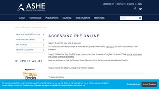 
                            2. Accessing RHE Online