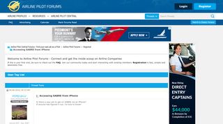 
                            3. Accessing SABRE from iPhone - Airline Pilot Central Forums