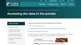 
                            1. Accessing the data in the portals – Digitization of North American ...