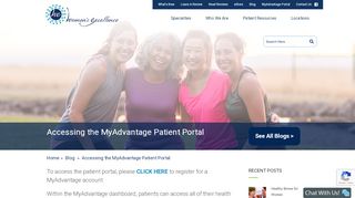 
                            5. Accessing the MyAdvantage Patient Portal | Womens Excellence Blog