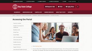 
                            10. Accessing the Portal · Bay State College