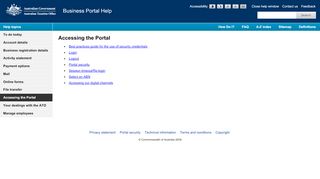 
                            11. Accessing the Portal | Business Portal Help