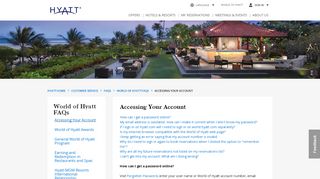
                            4. Accessing Your Account - Customer Service - Hyatt