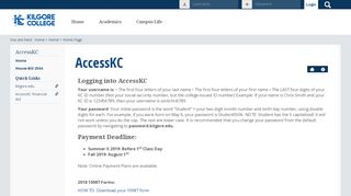 
                            5. AccessKC: Home Page - Main View | Home