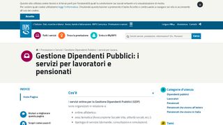 
                            2. Accesso ai servizi per lavoratori e pensionati Gestione Dipendenti ...